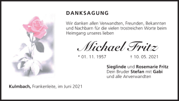 Anzeige von Michael Fritz von MGO