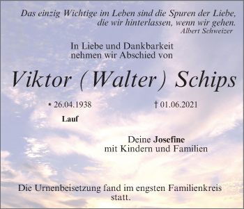 Anzeige von Viktor Schips von MGO