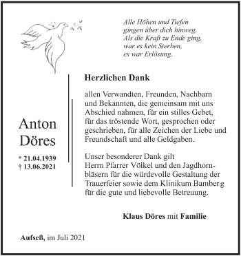 Anzeige von Anton Döres von MGO