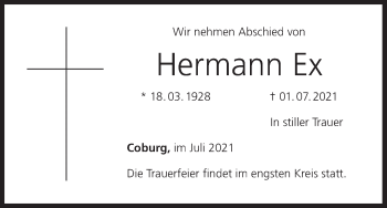 Anzeige von Hermann Ex von MGO