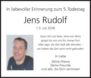 Anzeige von Jens Rudolf von MGO