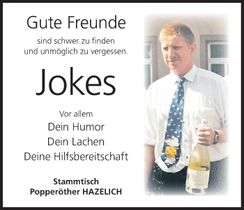 Anzeige von Jokes  von MGO
