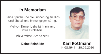 Anzeige von Karl Rottmann von MGO