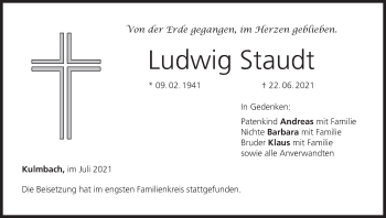 Anzeige von Ludwig Staudt von MGO
