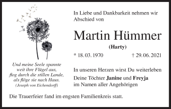 Anzeige von Martin Hümmer von MGO