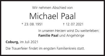 Anzeige von Michael Paal von MGO