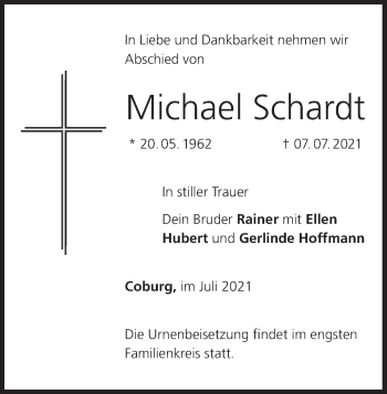 Anzeige von Michael Schardt von MGO