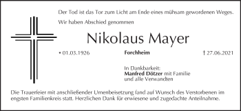 Anzeige von Nikolaus Mayer von MGO