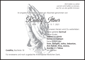 Anzeige von Rudolf Ittner von MGO