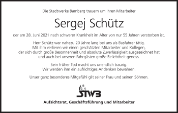Anzeige von Sergej Schütz von MGO