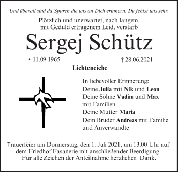 Anzeige von Sergej Schütz von MGO