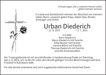 Anzeige von Urban Diederich von MGO