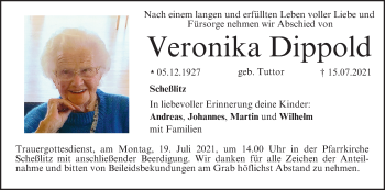 Anzeige von Veronika Dippold von MGO