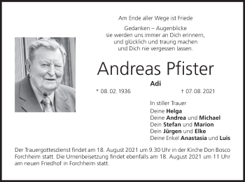 Anzeige von Andreas Pfister von MGO