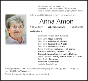 Anzeige von Anna Amon von MGO
