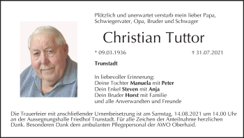 Anzeige von Christian Tuttor von MGO