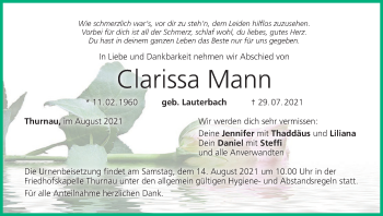 Anzeige von Clarissa Mann von MGO