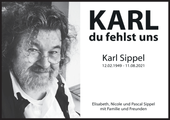 Anzeige von Karl Sippel von MGO