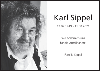 Anzeige von Karl Sippel von MGO