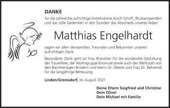 Anzeige von Matthias Engelhardt von MGO