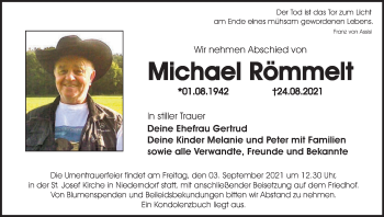 Anzeige von Michael Römmelt von MGO
