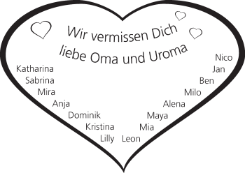 Anzeige von Oma  von MGO