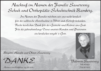 Anzeige von Valentin Saueressig von MGO
