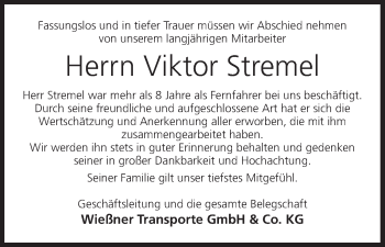 Anzeige von Viktor Stremel von MGO