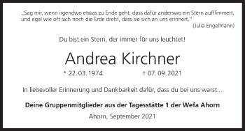 Anzeige von Andrea Kirchner von MGO