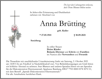 Anzeige von Anna Brütting von MGO