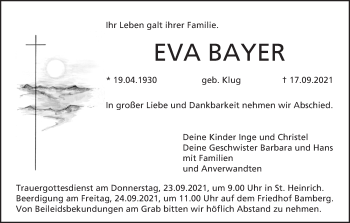 Anzeige von Eva Bayer von MGO