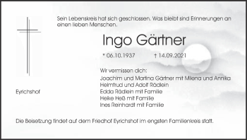 Anzeige von Ingo Gärtner von MGO