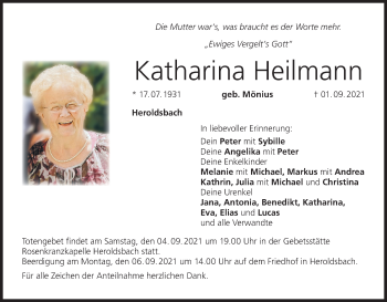 Anzeige von Katharina Heilmann von MGO