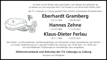 Anzeige von Klaus-Dieter Ferlau von MGO