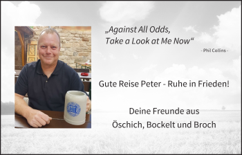 Anzeige von Peter  von MGO