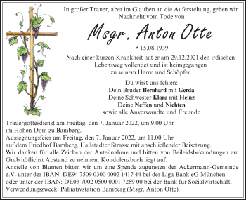 Anzeige von Anton Otte von MGO