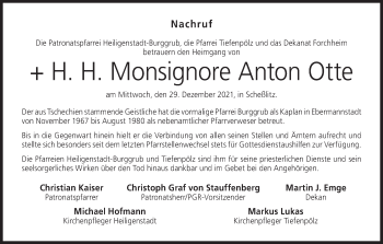 Anzeige von Anton Otte von MGO
