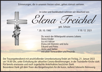 Anzeige von Elena Treichel von MGO