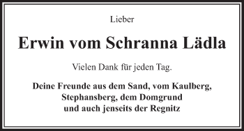 Anzeige von Erwin vom Schranna Lädla von MGO