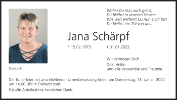 Anzeige von Jana Schärpf von MGO
