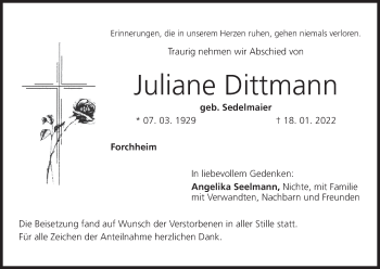 Anzeige von Juliane Dittmann von MGO