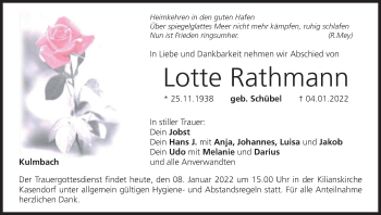 Anzeige von Lotte Rathmann von MGO