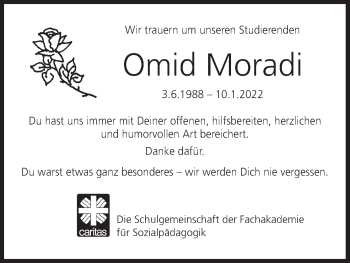 Anzeige von Omid Moradi von MGO