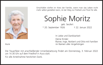 Anzeige von Sophie Moritz von MGO