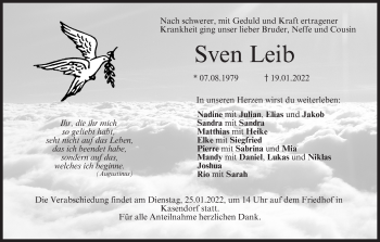 Anzeige von Sven Leib von MGO