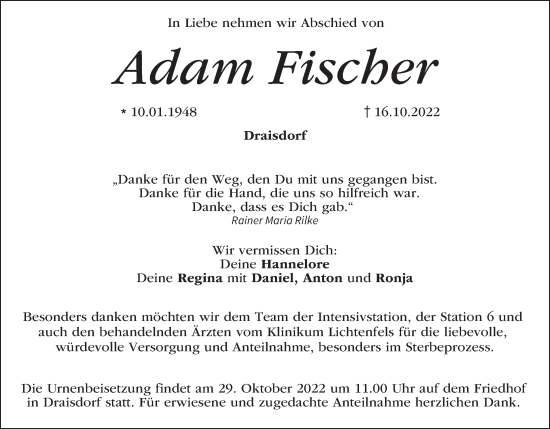 Anzeige von Adam Fischer von MGO