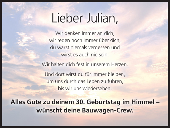 Anzeige von Julian  von MGO