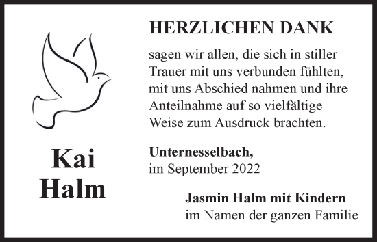 Anzeige von Kai Halm von MGO