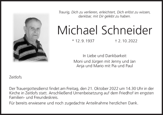 Anzeige von Michael Schneider von MGO
