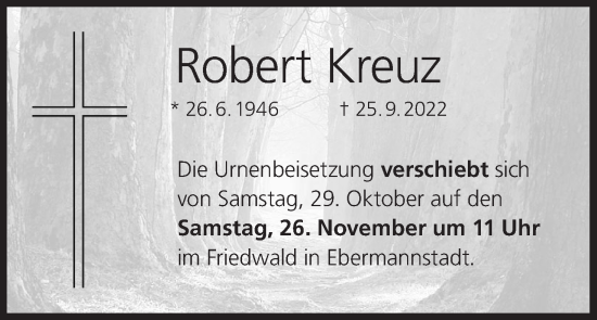 Anzeige von Robert Kreuz von MGO